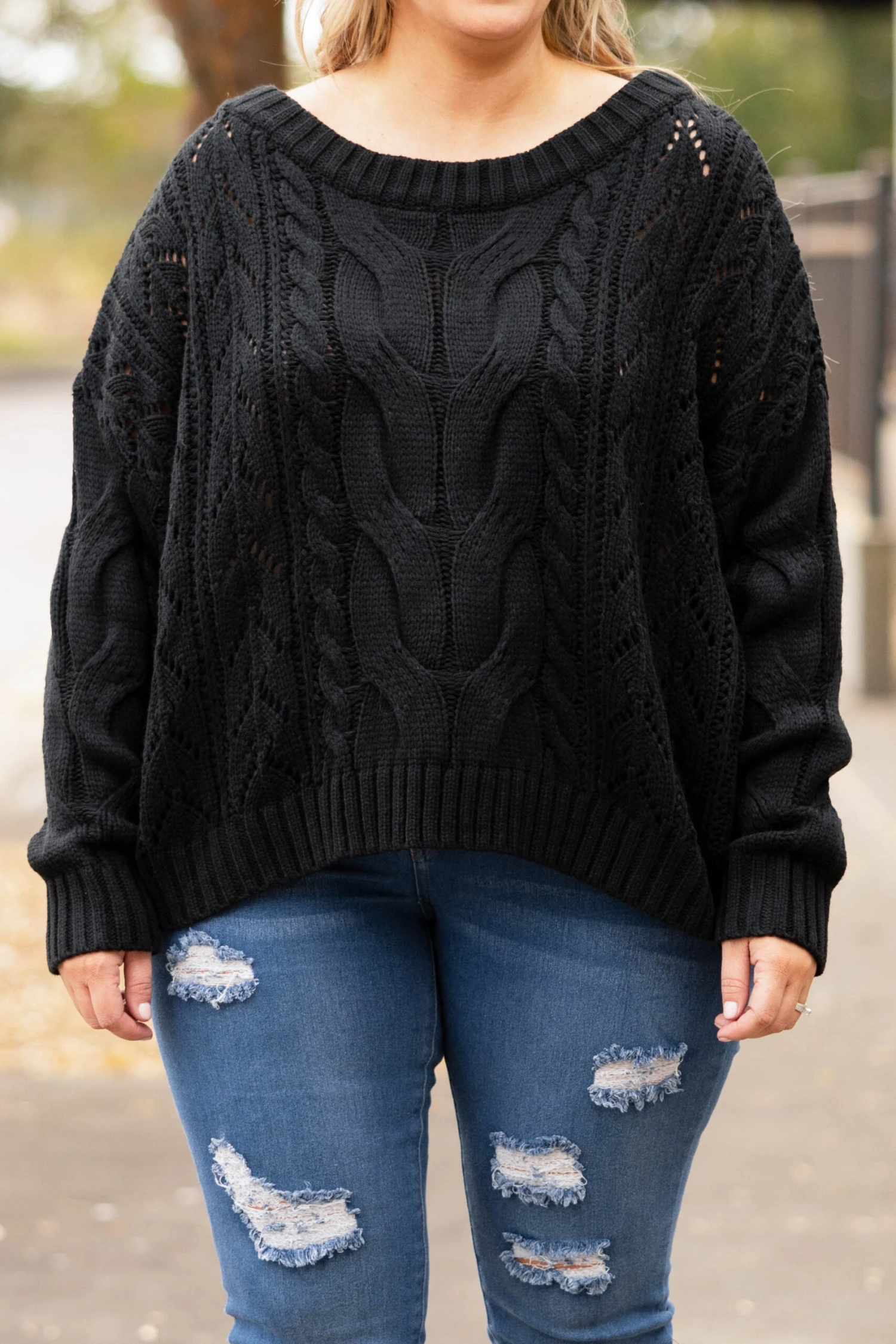 Powerful Thing Sweater, Black 6 Powerful Thing Sweater, Black - Image 4