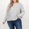 Powerful Thing Sweater, Gray