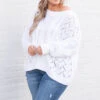 Powerful Thing Sweater, White -Chic Soul Store PowerfulThingSweater White 1953