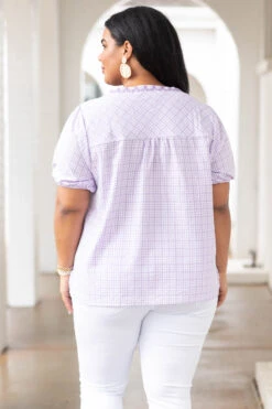 Prairie Girl Top, Lavender 12 Prairie Girl Top, Lavender -Chic Soul Store PrairieGirlTop Lavender 9480