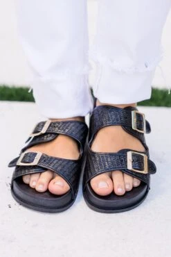 Pretty In Paradise Sandals, Black 9 Pretty In Paradise Sandals, Black -Chic Soul Store PrettyInParadiseSandals Black