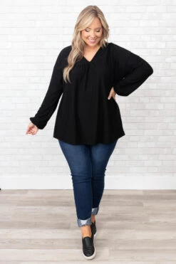 Pretty Pretty Princess Top, Black 10 Pretty Pretty Princess Top, Black -Chic Soul Store PrettyPrettyPrincessTop Black 9489