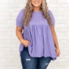 Princess And Punks Top, Lavender -Chic Soul Store PrincessAndPunksTop Lavender 9982