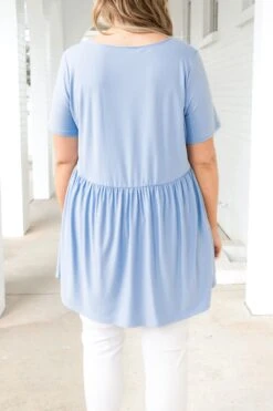 Princess And Punks Top, Spring Blue -Chic Soul Store PrincessAndPunksTop SpringBlue 1