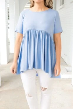 Princess And Punks Top, Spring Blue -Chic Soul Store PrincessAndPunksTop SpringBlue 2