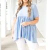 Princess And Punks Top, Spring Blue -Chic Soul Store PrincessAndPunksTop SpringBlue 3