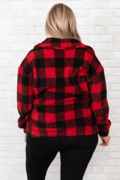 Promise Me This Jacket, Red Black -Chic Soul Store PromiseMeThisJacket RedBlack 9434