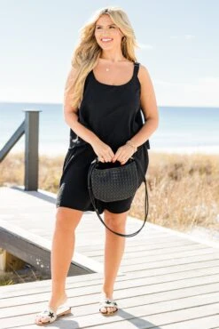 Pull Yourself Together Romper, Black 10 Pull Yourself Together Romper, Black -Chic Soul Store PutYourselfTogetherRomper Black 3