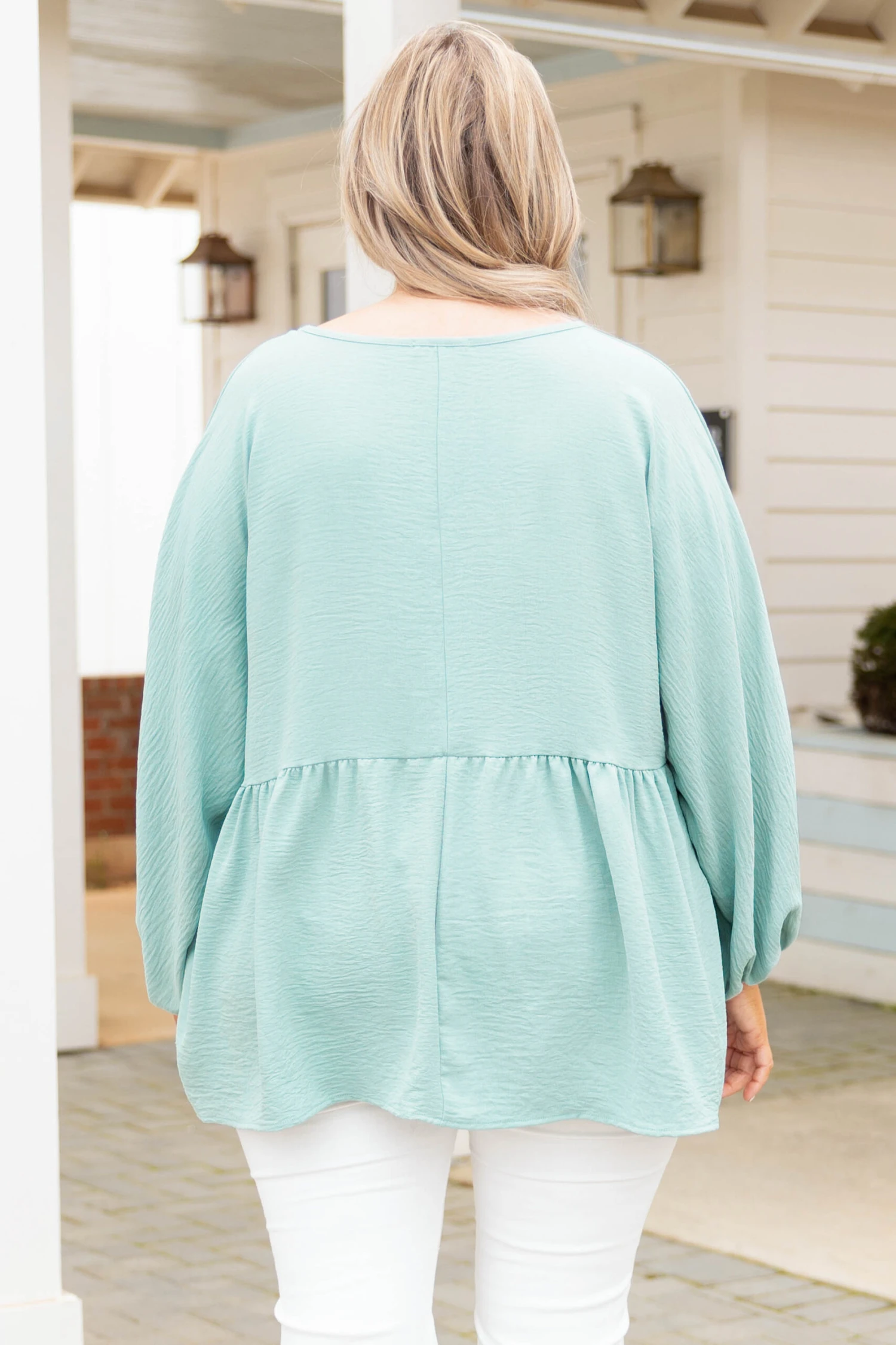 Queen For A Day Top, Aloe 7 Queen For A Day Top, Aloe - Image 5