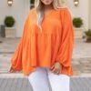Queen For A Day Top, Orange -Chic Soul Store QueenForADayTop Orange 3