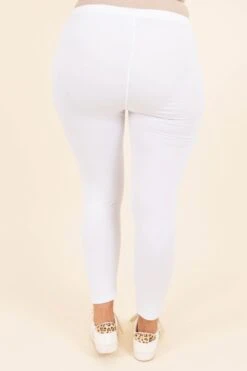 Quick With It Leggings, White 13 Quick With It Leggings, White -Chic Soul Store QuickWithItLeggings White