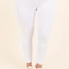 Quick With It Leggings, White -Chic Soul Store QuickWithItLeggings White 9704