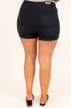 Radiant Soul Shorts, Black -Chic Soul Store RadiantSoulShorts Black 8785