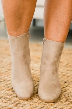 Radiant Spirit Booties, Taupe -Chic Soul Store RadiantSpiritBooties Taupe 2