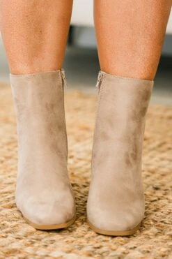 Radiant Spirit Booties, Taupe -Chic Soul Store RadiantSpiritBooties Taupe