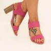 Radiating Style Sandals, Fuchsia -Chic Soul Store RadiatingStyleSandals Fuchsia 9427