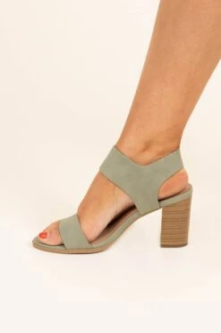 Radiating Style Sandals, Sage -Chic Soul Store RadiatingStyleSandals Sage 9425