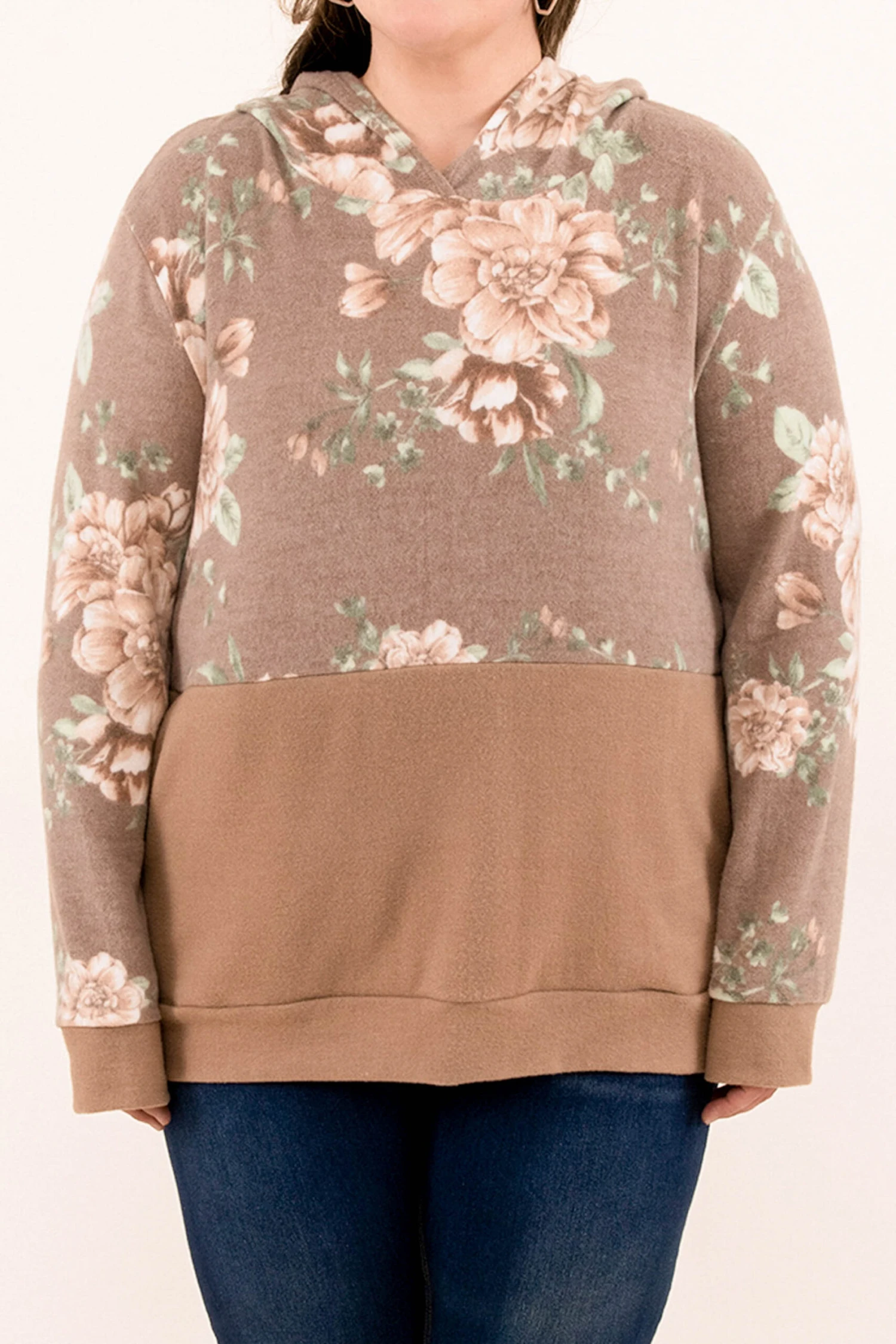 Rained In Hoodie, Brown 6 Rained In Hoodie, Brown - Image 4