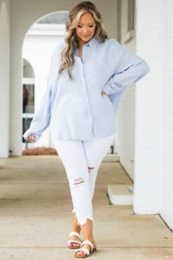 Rays Of Sun Top, Blue -Chic Soul Store RaysOfSunTop Blue 5