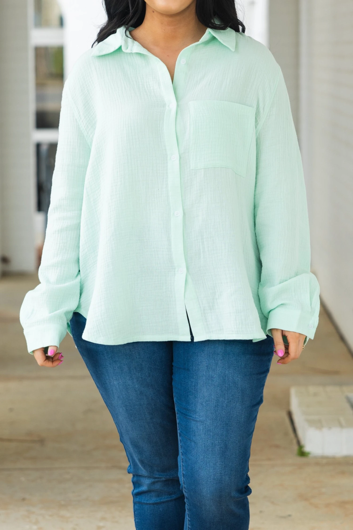 Rays Of Sun Top, Mint 6 Rays Of Sun Top, Mint - Image 4