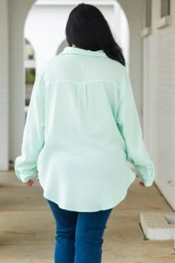 Rays Of Sun Top, Mint 12 Rays Of Sun Top, Mint -Chic Soul Store RaysOfSunTop Mint