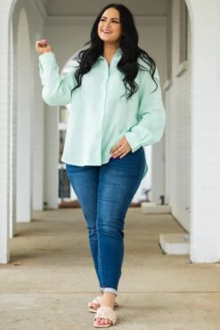 Rays Of Sun Top, Mint 10 Rays Of Sun Top, Mint -Chic Soul Store RaysOfSunTop Mint 5