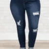 Ready For Tonight Jeans, Dark Wash -Chic Soul Store ReadyForTonightJeans DarkWash 2
