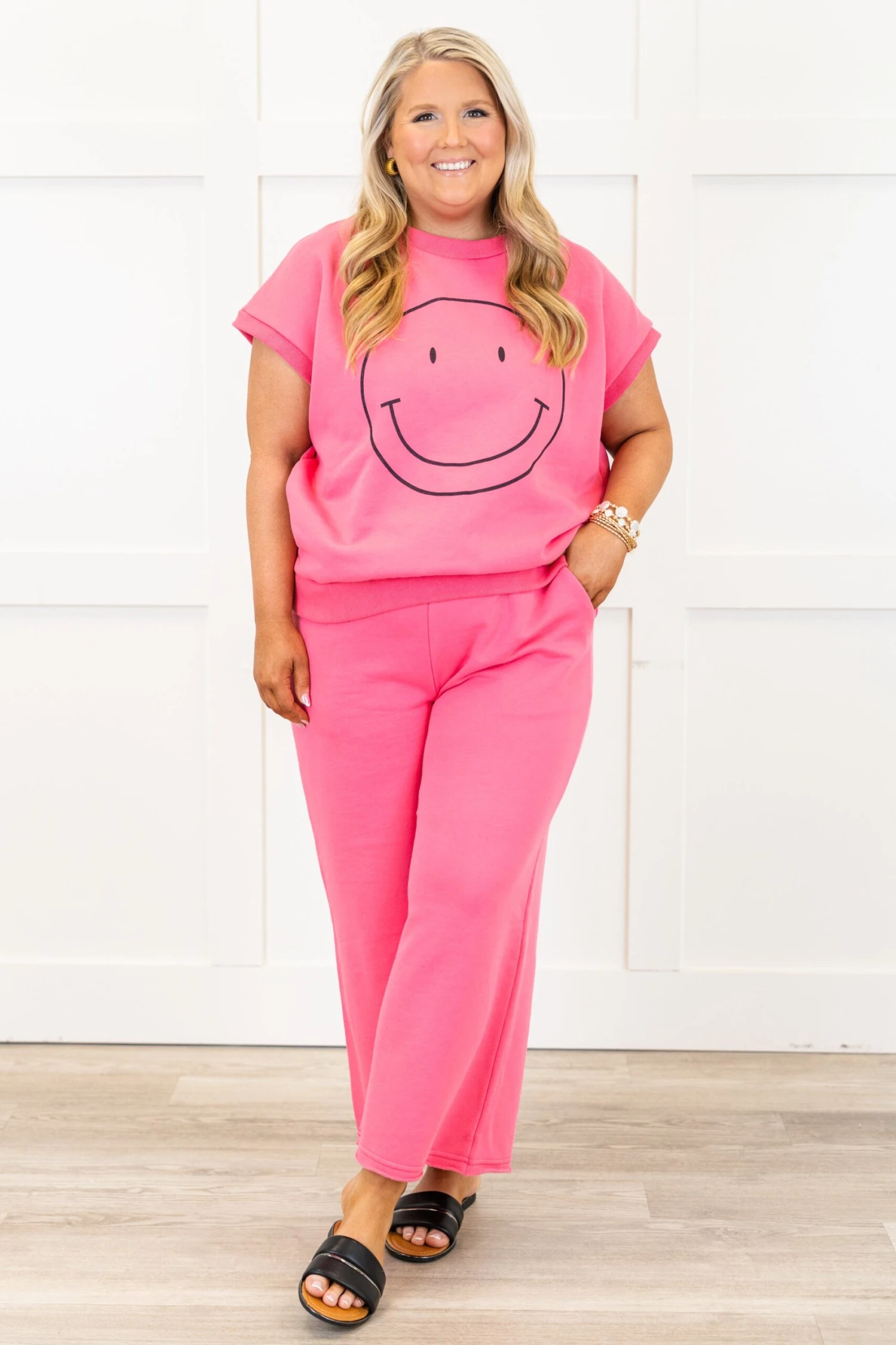 Ready To Hang Sweatpants, Pink 4 Ready To Hang Sweatpants, Pink - Image 2