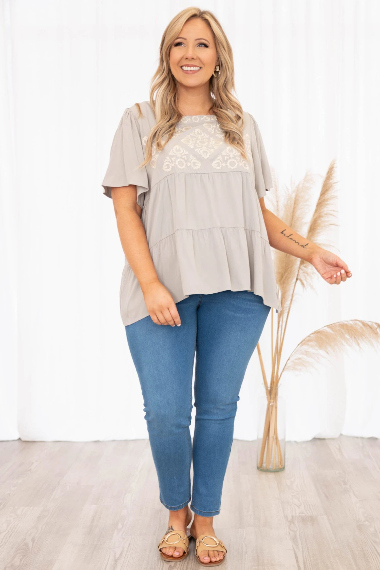 I'll Try Jeggings, Light Wash 4 I'll Try Jeggings, Light Wash - Image 2