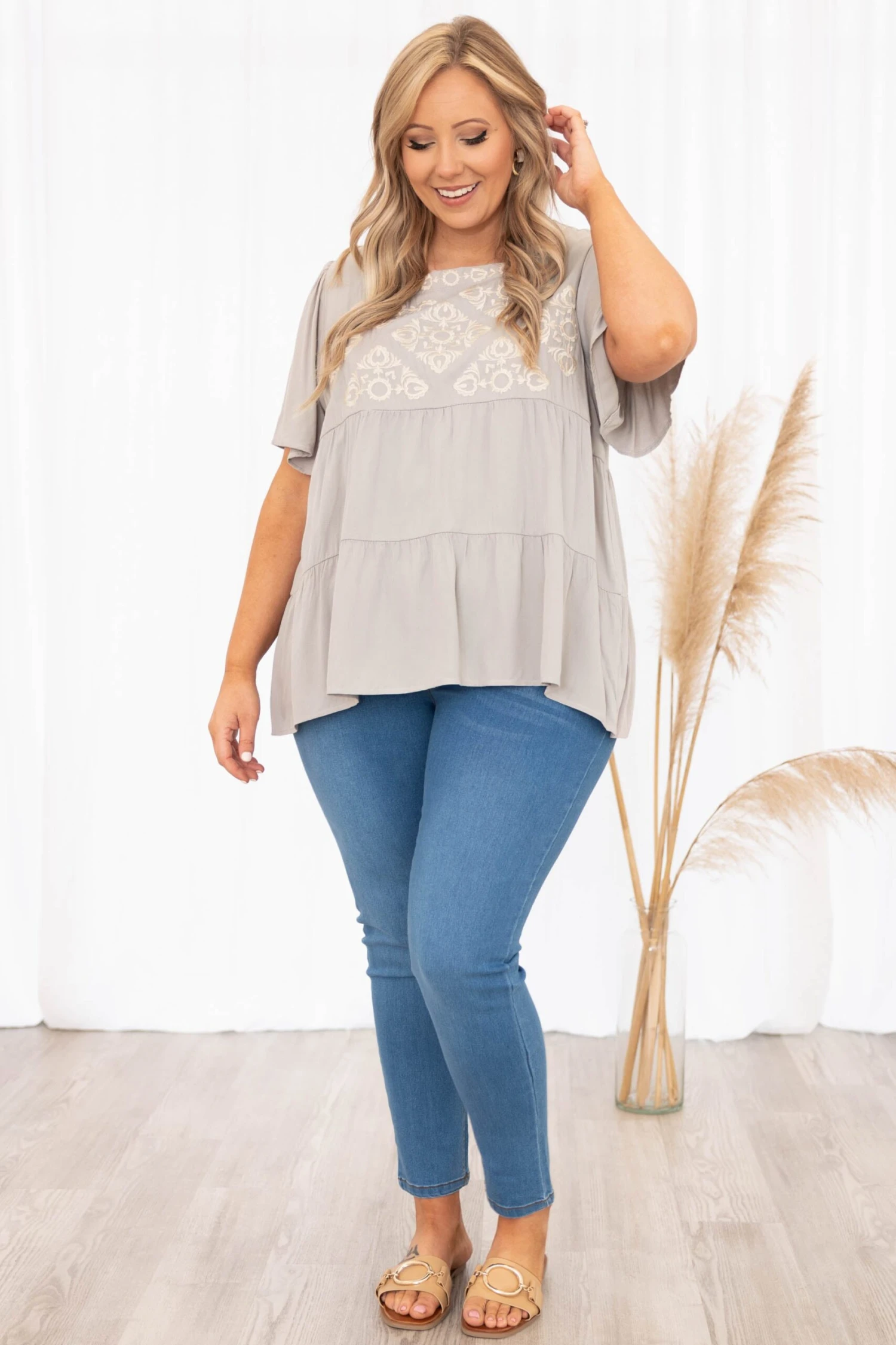 I'll Try Jeggings, Light Wash 6 I'll Try Jeggings, Light Wash - Image 4