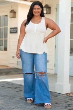 Ready To Love Top, White -Chic Soul Store ReadyToLoveTop White 5