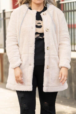 Ready To Snuggle Cardigan, Cream -Chic Soul Store ReadyToSnuggleCardigan Cream