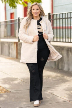 Ready To Snuggle Cardigan, Cream -Chic Soul Store ReadyToSnuggleCardigan Cream 4