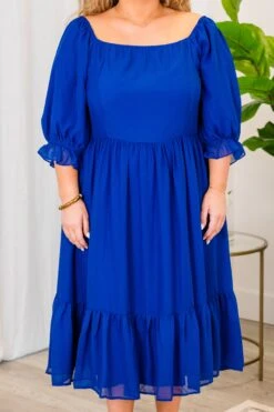 Redeeming Quality Dress, Royal Blue -Chic Soul Store RedeemingQualityDress RoyalBlue 2