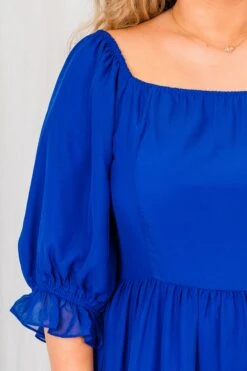 Redeeming Quality Dress, Royal Blue -Chic Soul Store RedeemingQualityDress RoyalBlue 3