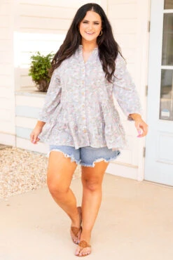 Refined Taste Tunic, Blue 10 Refined Taste Tunic, Blue -Chic Soul Store RefinedTasteTunic Blue 0255