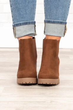 Regret Nothing Boots, Chestnut -Chic Soul Store RegretNothingBoots Chestnut 8544