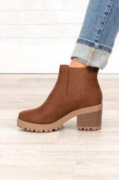 Regret Nothing Boots, Chestnut -Chic Soul Store RegretNothingBoots Chestnut 8545