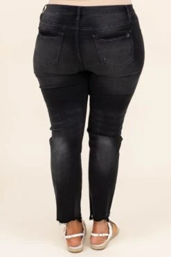 Relax The Mind Jeans, Gray -Chic Soul Store RelaxTheMindJeans Gray 9747