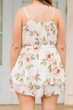 Remember Me Romper, White -Chic Soul Store RememberMeRomper White 1
