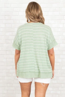 Reminds Me Of Me Top, Sage -Chic Soul Store RemindsMeOfMeTop Sage 9969