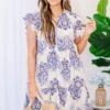 Resort Getaway Dress, Blue