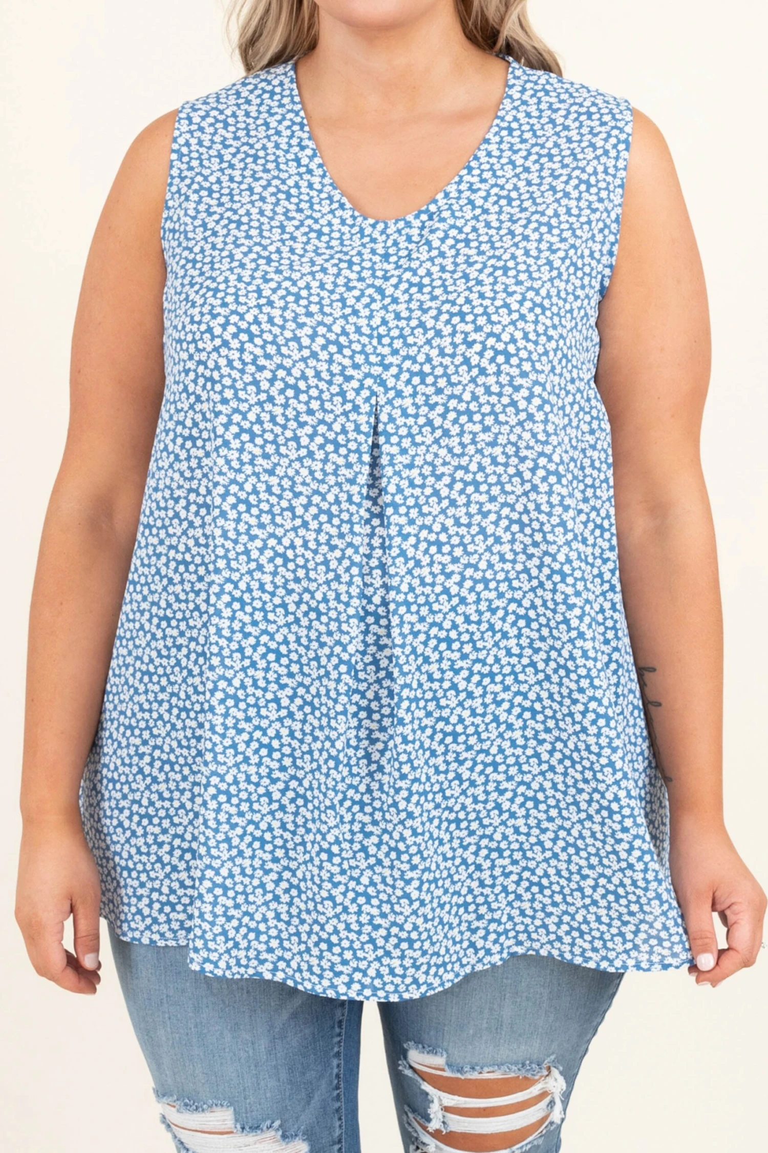 Rest Your Love On Me Top, Blue 6 Rest Your Love On Me Top, Blue - Image 4