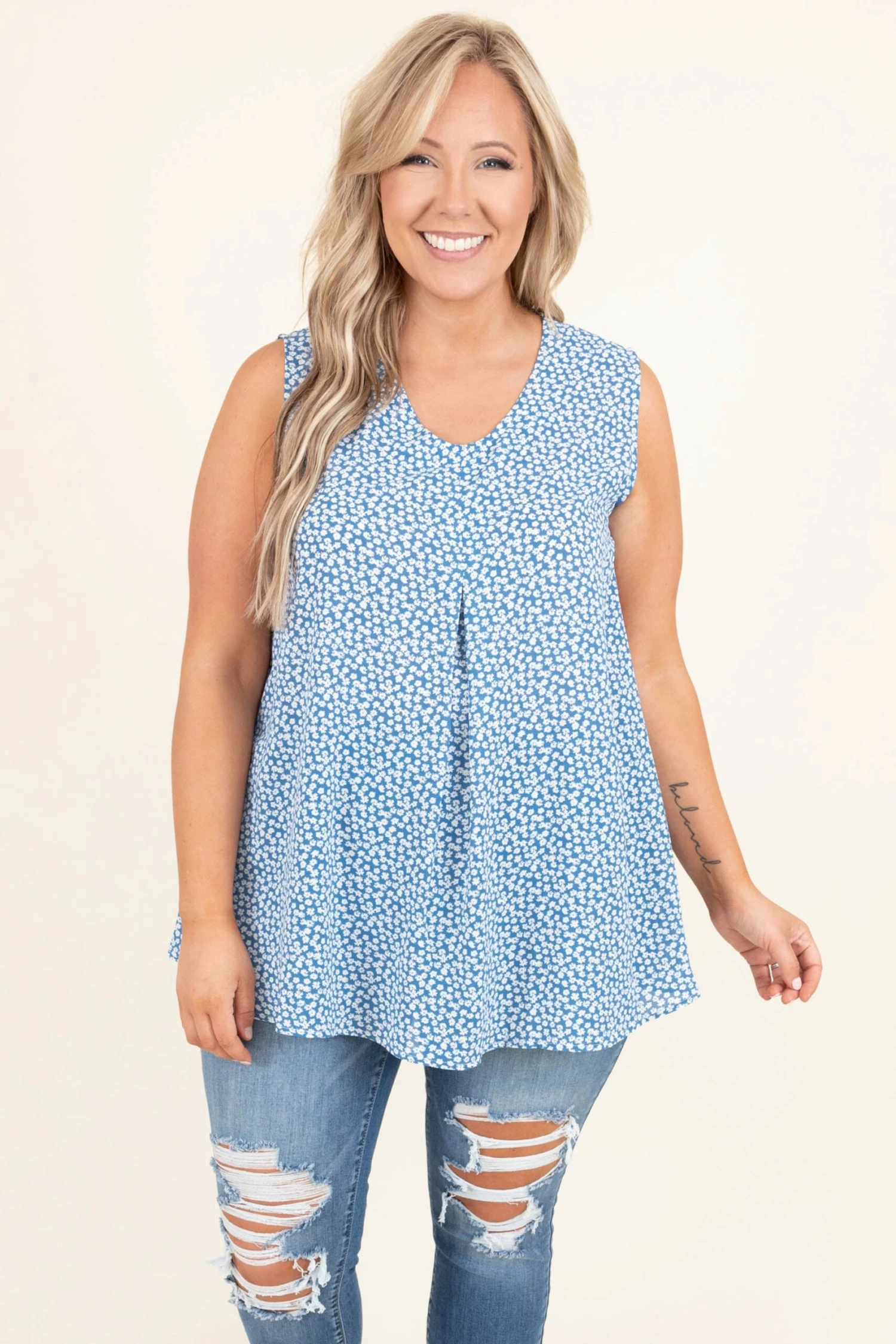 Rest Your Love On Me Top, Blue 3 Rest Your Love On Me Top, Blue