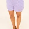 Riding Solo Shorts, Lavender -Chic Soul Store RidingSoloShorts Lavender 8740