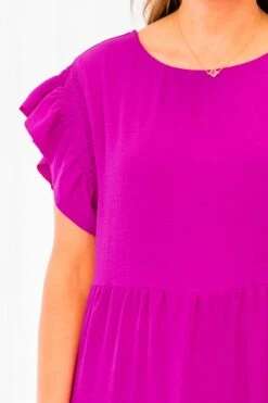 Right For Me Dress, Magenta -Chic Soul Store RightForMeDress Magenta 2 2