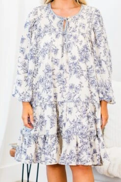 Right On Time Dress, Blue 12 Right On Time Dress, Blue -Chic Soul Store RightOnTimeDress Blue 3