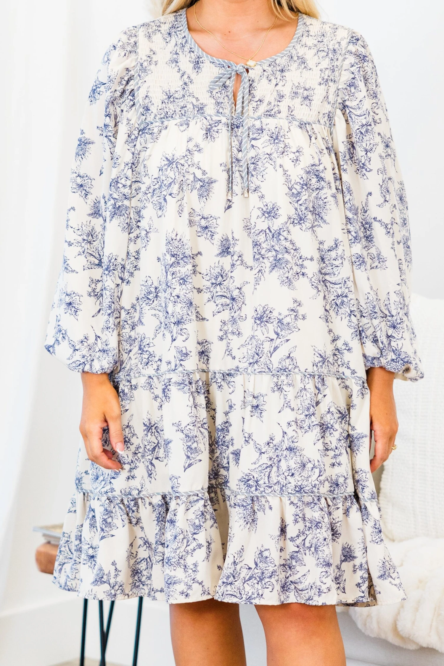 Right On Time Dress, Blue 7 Right On Time Dress, Blue - Image 5