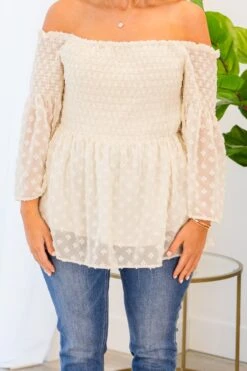 Ring In Spring Top, Ivory -Chic Soul Store RingInSpringTop Ivory 2 12a94acd 1ba6 469a bc26 a6193aa70d9a
