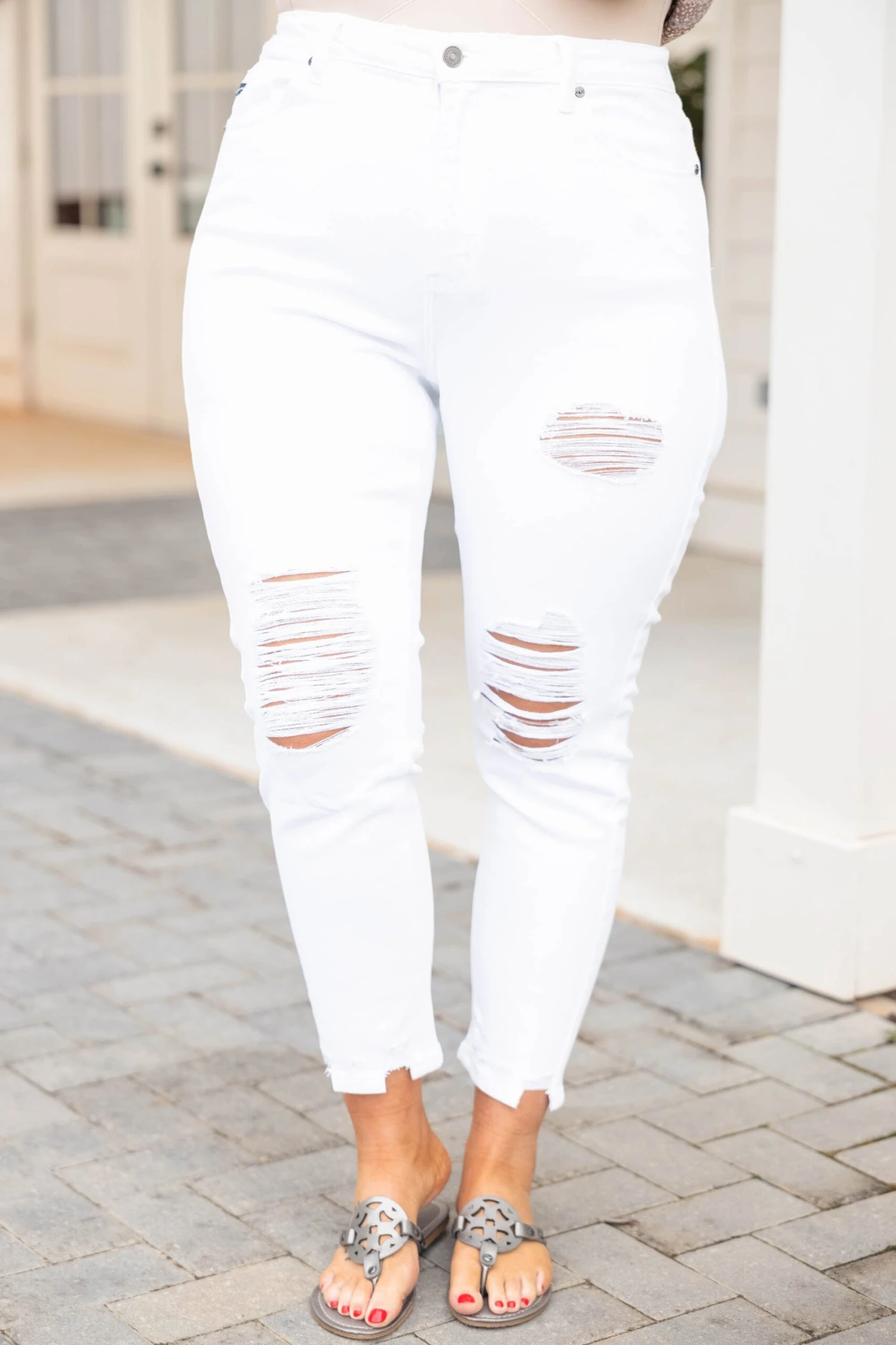 Rip Rip Hooray Jeans, White 5 Rip Rip Hooray Jeans, White - Image 3